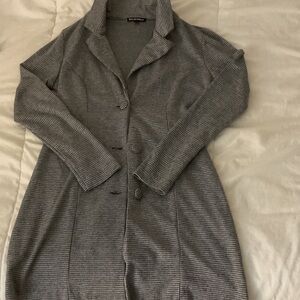 Elegant Gray Women's Blazer